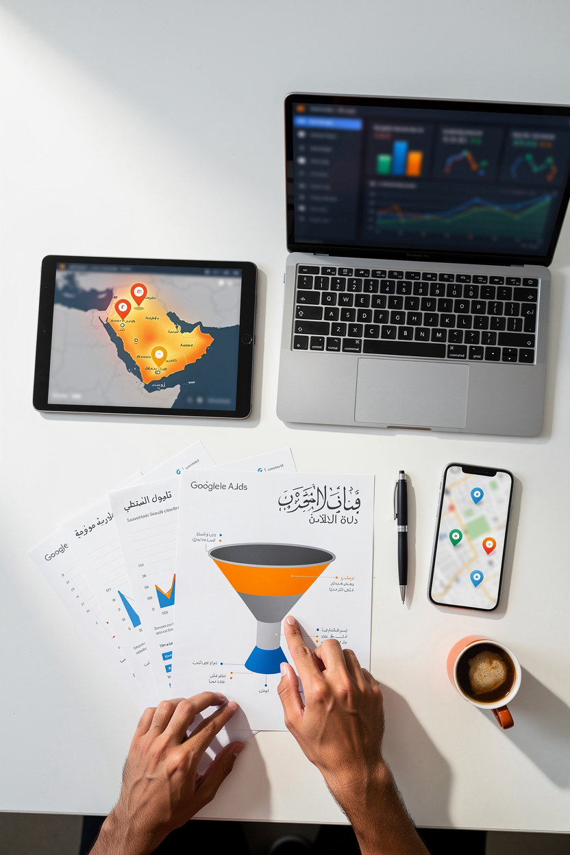 نتت - فريق متخصص في إدارة حملات Google Ads للشركات السعودية